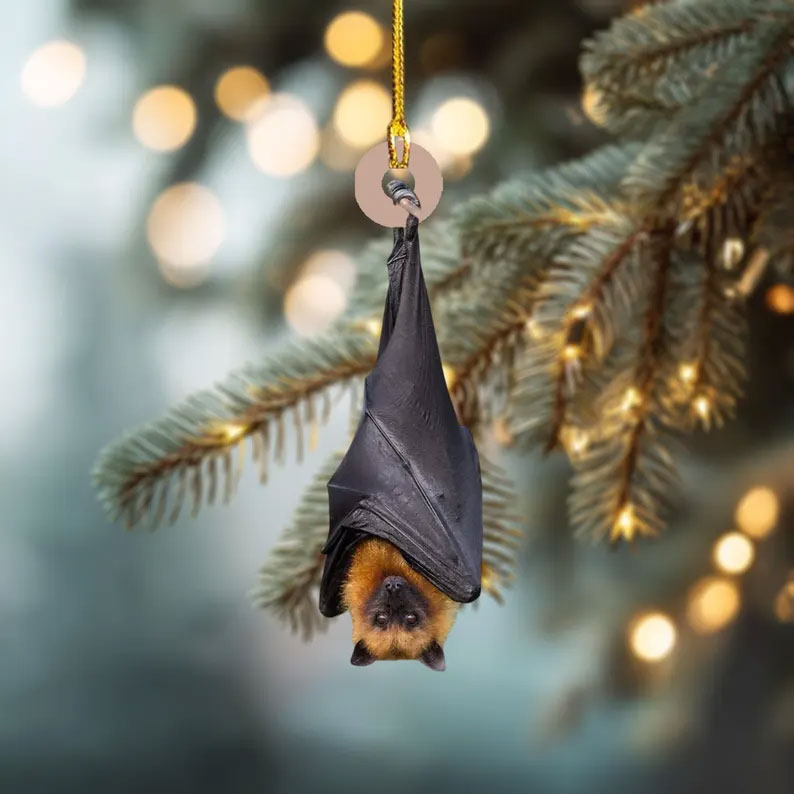 Bat Christmas Ornament