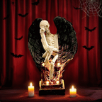 Halloween horror decorations with LED lights