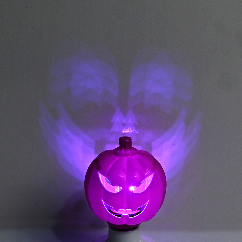 Halloween dynamic projection pumpkin bulb 2 pack